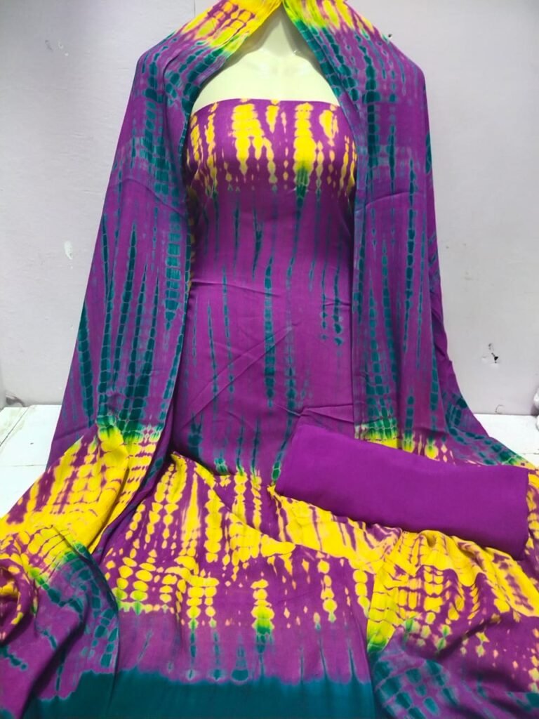 Purple Shibori Tie Dye Suit